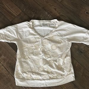 Saturday Sunday- tan T-shirt- size M.